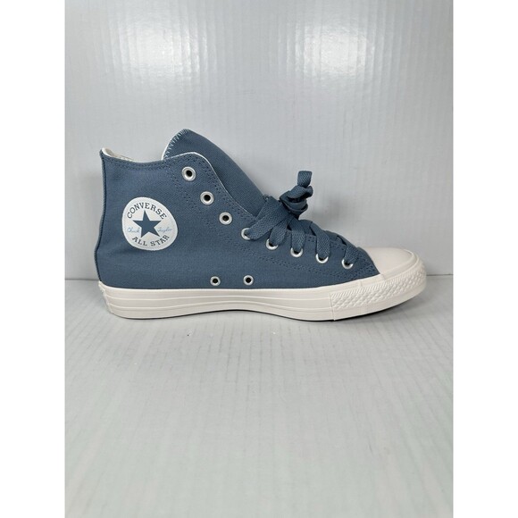 Size 11 Converse Chuck Taylor All Star HI Top Heavy Canvas Lakeside Blue A12711C - Picture 1 of 9